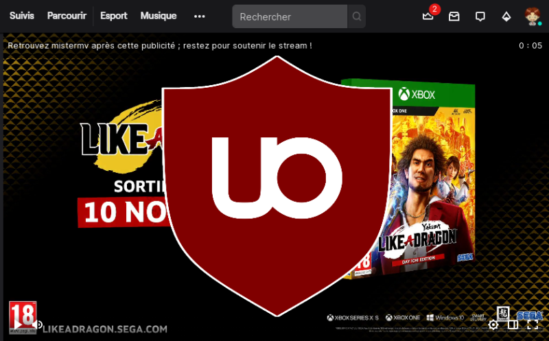 Comment bloquer les pubs Twitch avec uBlock Origin ?