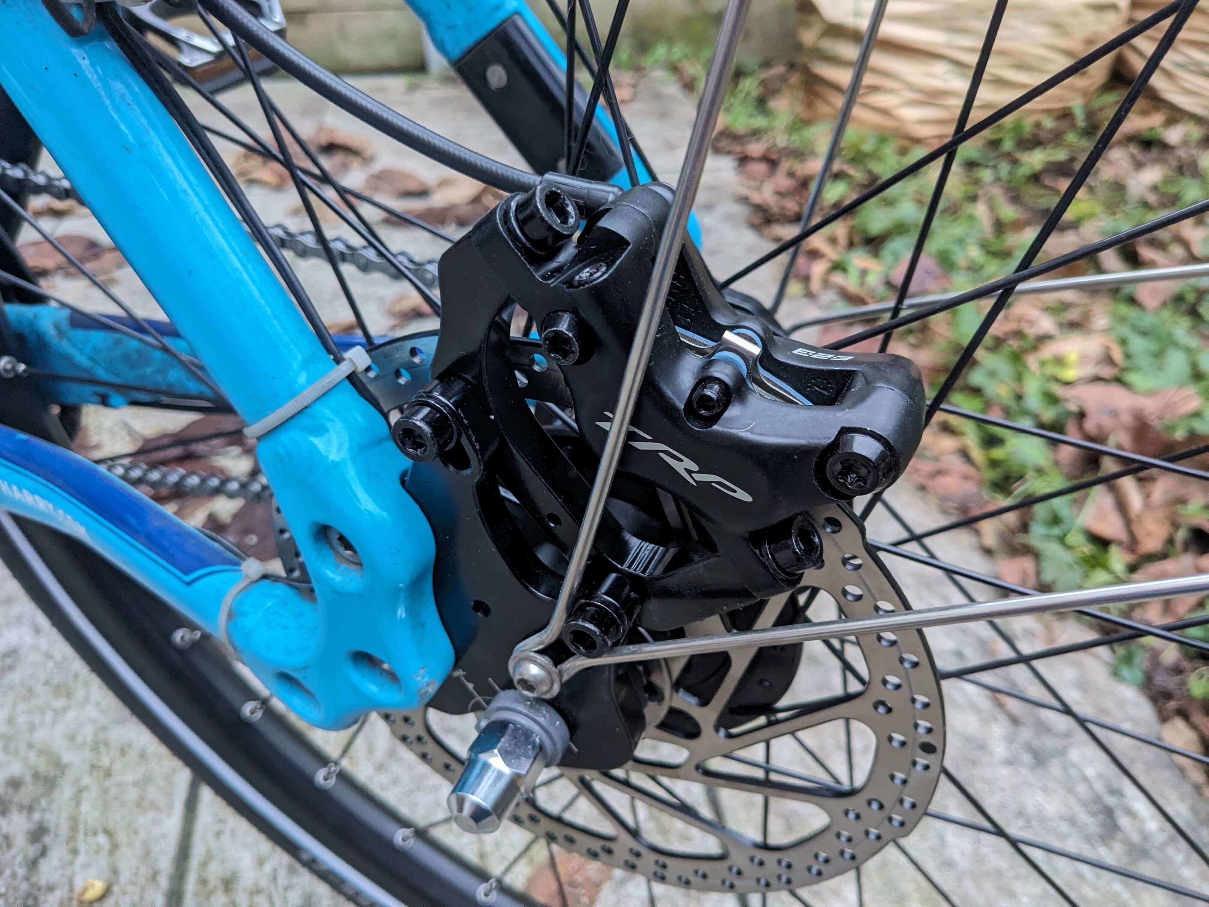 Frein à disque hydraulique arrière TRP Slate EVO.