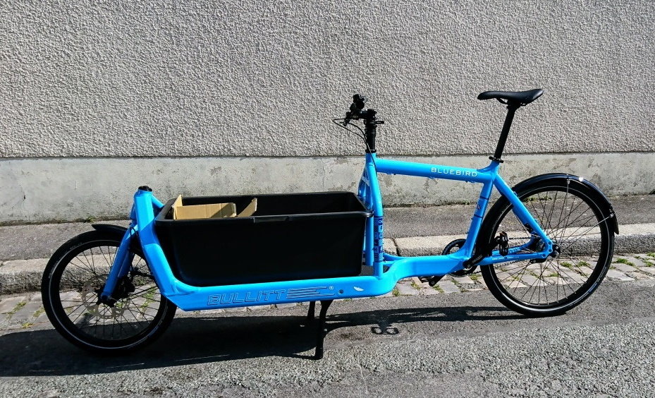 Vélo cargo Bullitt vu de profil
