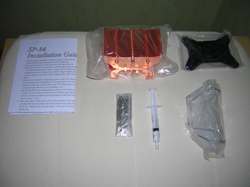 Contenu du carton du SP-94