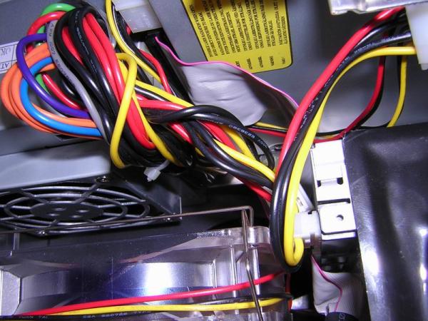 Distance avec le boîtier d'alimentation